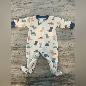 Kissy Love Zip-Up Footie Pajama